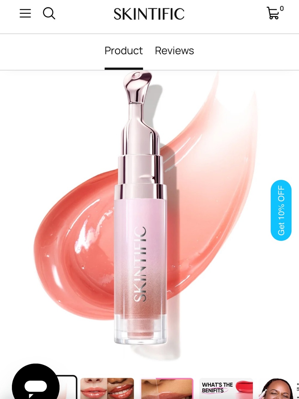 Skintific Brightening Lip Serum - Coral Rose